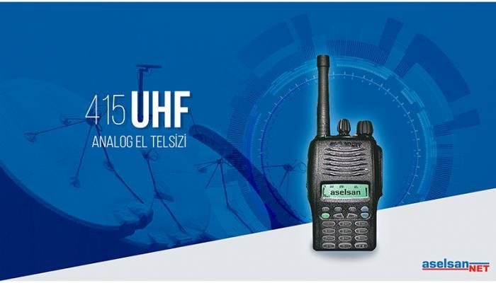 415 UHF Analog El Telsizi