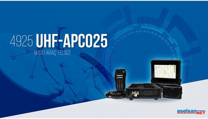4921 VHF APCO25 GPS'li Araç Telsizi